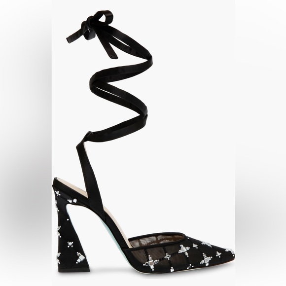 Brand New Betsy Johnson Angel Wrap heels - Picture 2 of 8